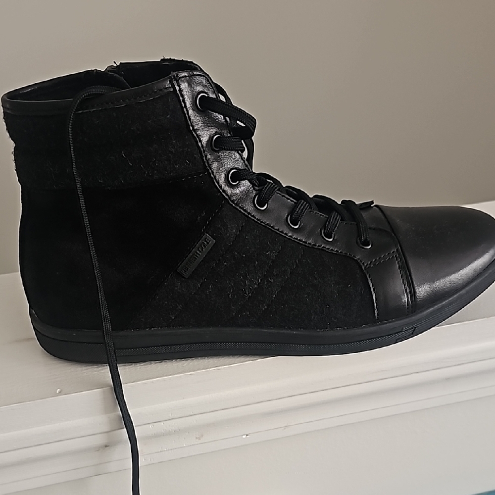 Black High-Top Sneakers